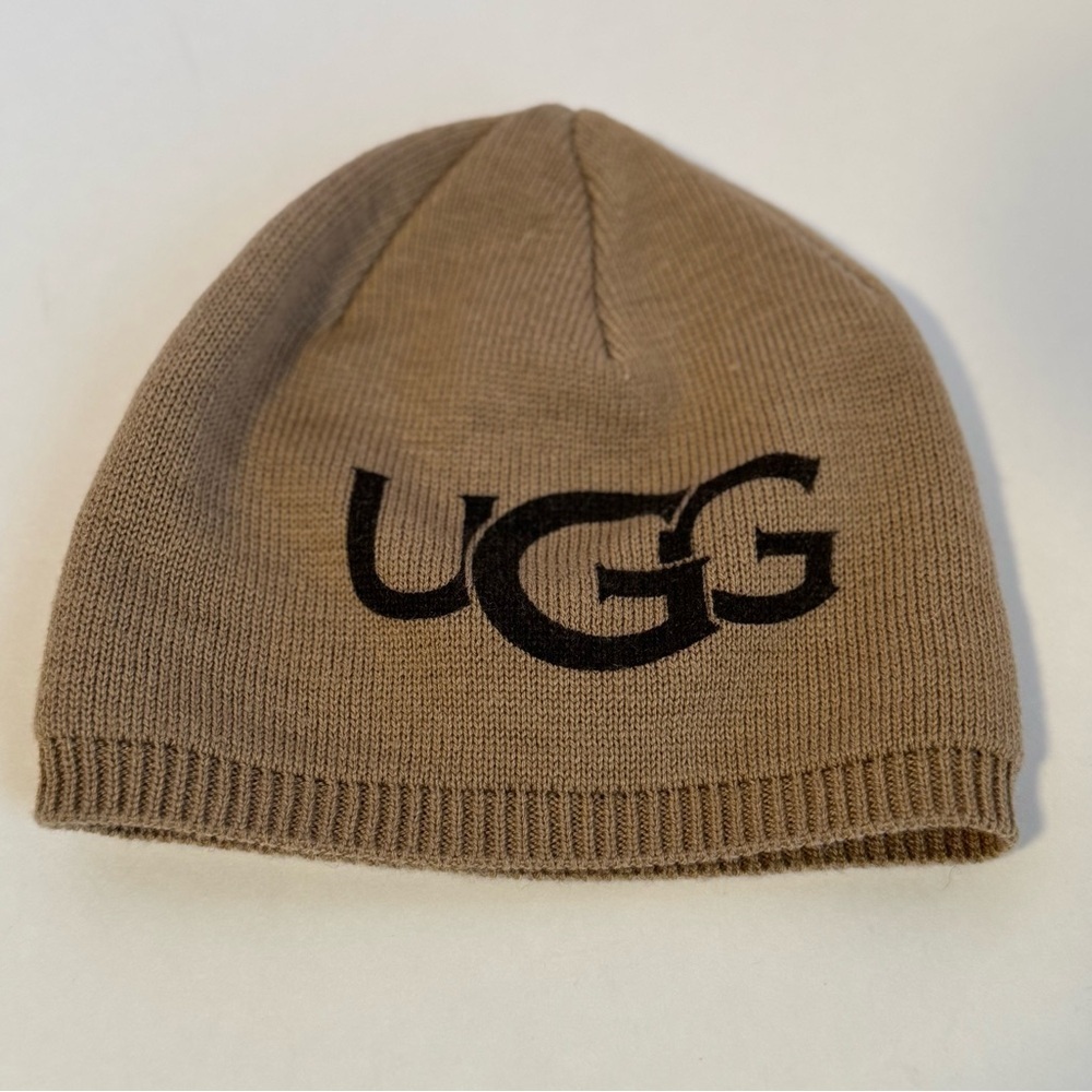 UGG Tan Knit baby Beanie